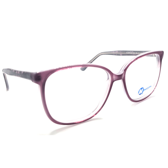 MODERN OPTICAL HADLEY PURPLE ICE EYEGLASSES SUNGLASSES FRAME 53-17-140 - Picture 2 of 3